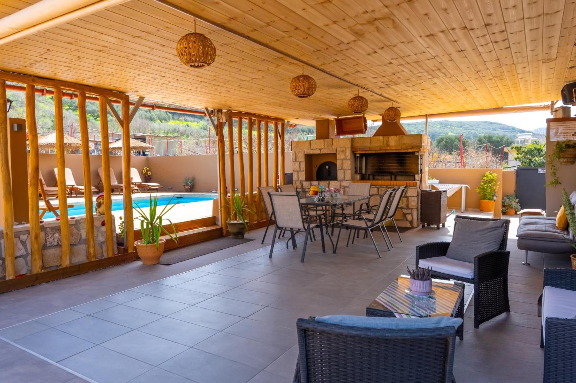 Countryhouse Villa With Pool & Private Parking Heraclión Exterior foto